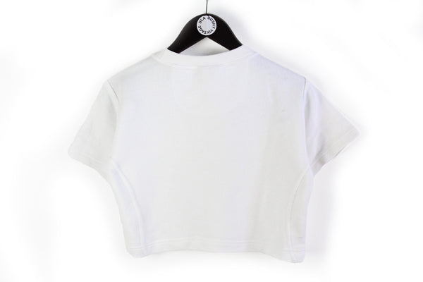 Vintage Reebok Cropped T-Shirt Women's Medium