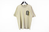 Vintage Quiksilver T-Shirt XLarge beige 90's cotton surfing sport tee