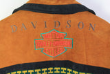 Vintage Harley-Davidson Suede Leather Jacket Medium
