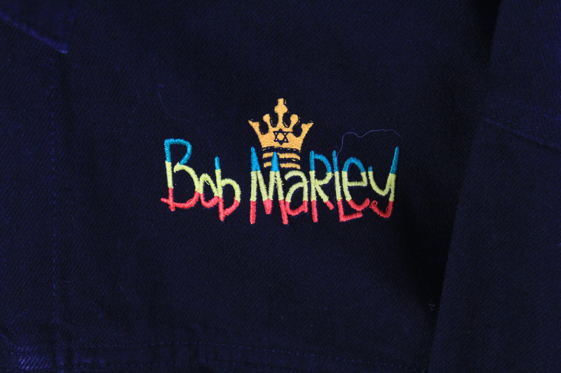 Vintage Bob Marley 1994 Denim Jacket Large