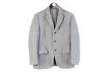  Vintage Harris Tweed Blazer Small wool 90s retro heavy retro classic England style jacket