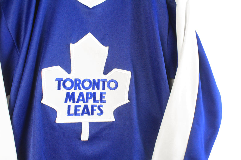 MATTHEWS Vintage Toronto maple Leafs Blue CCM 550 Jersey Lace-up Neck -  Hockey Jersey Outlet