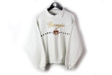 Vintage Giorgio Beverly Hills Small white big logo non brand sport style jumper