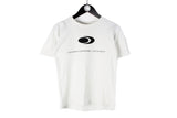 Vintage Nike Challenge Court T-Shirt Kids Size  big logo 90's style street style cotton short sleeve top summer tee tennis white 