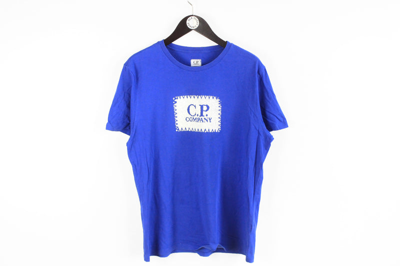 C.P. Company T-Shirt Large / XLarge blue big logo authentic casual tee