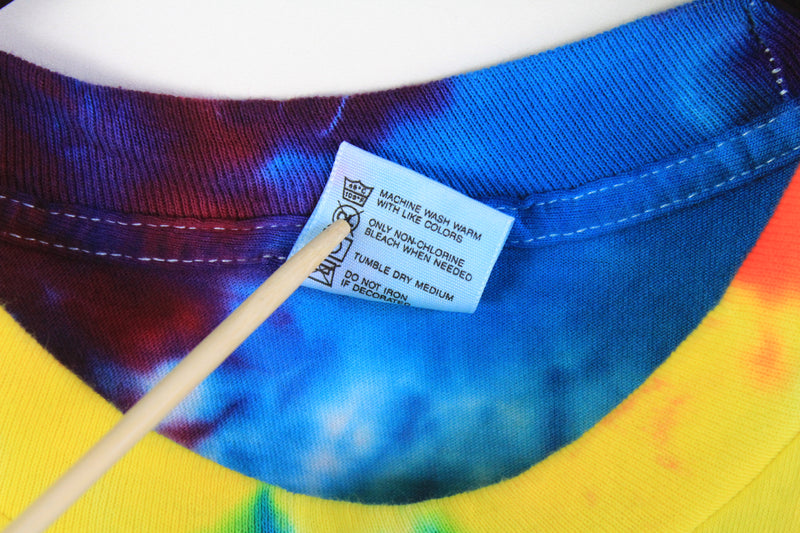 Vintage Woodstock M. Dubois 1989 Tie Dye Anvil T-Shirt Large