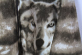 Vintage Wolf Print Fleece Women's XXLarge / men's Medium