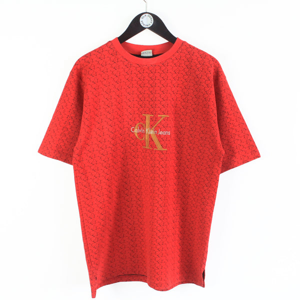 Vintage Calvin Klein Bootleg T Shirt XLarge dla dushy