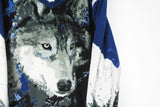 Vintage Wolf Fleece Full Zip Medium