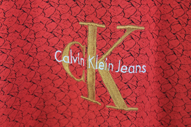 Vintage Calvin Klein Bootleg T-Shirt XLarge