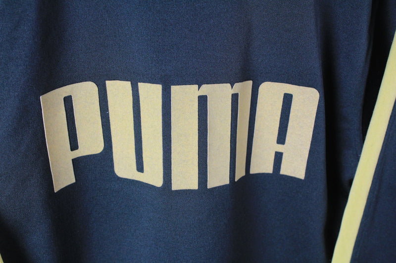 Vintage Puma Sweatshirt Half Zip Large
