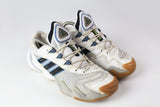 athletic sport shoes running trainers 90's style retro rare  Vintage Adidas Equipment Torsion Sneaers US 8 white