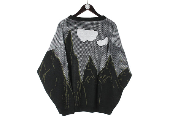 Vintage Ski Sweater Large