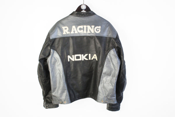 Vintage Nokia Racing Leather Jacket XXLarge / 4XLarge