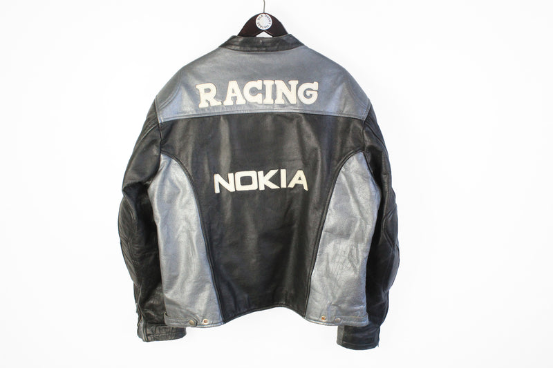 Vintage Nokia Racing Leather Jacket XXLarge / 4XLarge – dla dushy