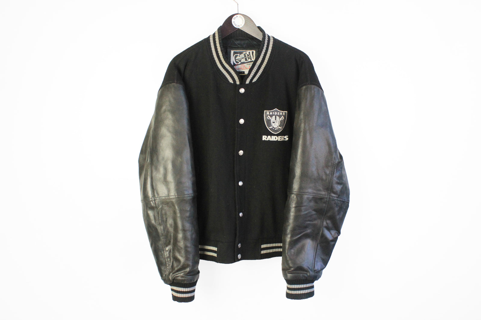 Vintage Los Angeles Raiders Black Starter Jacket XL Las