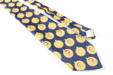 Vintage Tie blue  luxury retro classic 90s accessories authentic abstract pattern cartoon bart homer christmas style the Simpsons