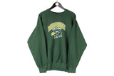 Vintage Falcons Missouri Sweatshirt XLarge green big logo USA sport crewneck 90s retro jumper