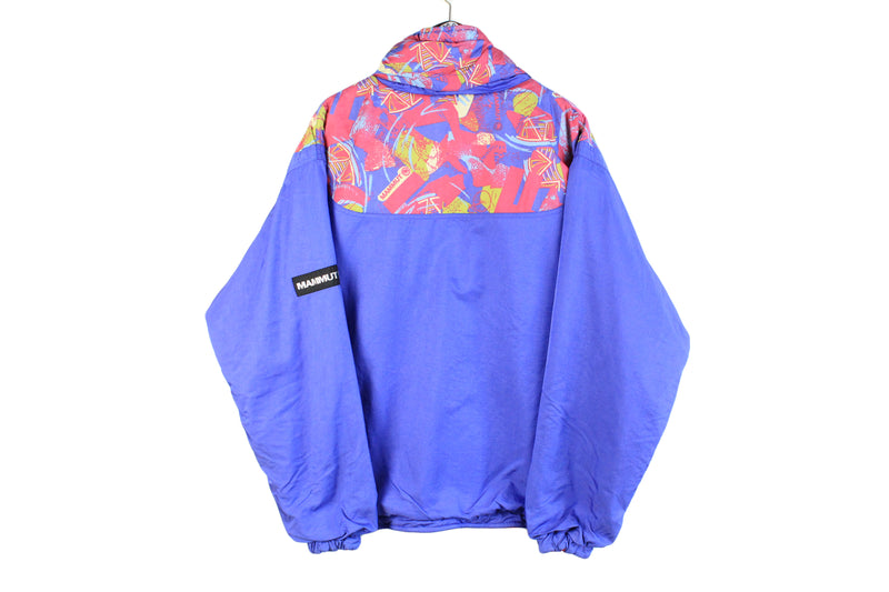 Vintage Mammut Fleece Jacket Reversible Anorak Large