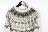 Vintage Icelandic Sweater Medium / Large