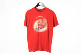 Vintage Michael Schumacher T-Shirt Medium red 00s Racing Ferrari tee