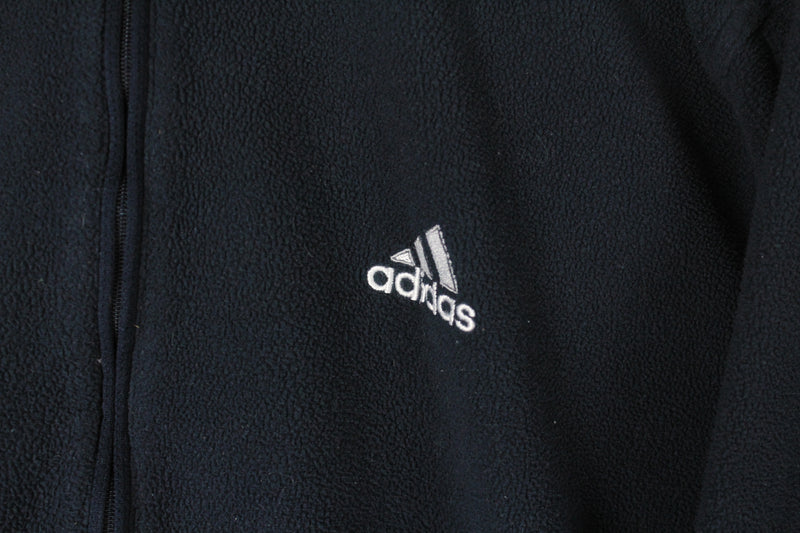 Vintage Adidas Fleece Half Zip Large