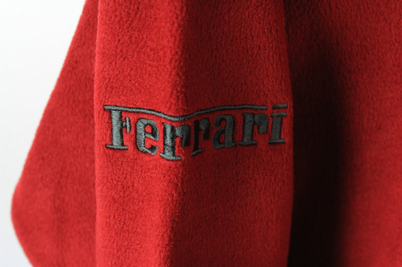 Vintage Ferrari Fleece 1/4 Zip Medium