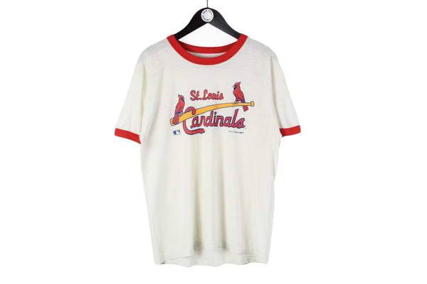 Vintage St. Louis Cardinals 1988 T-Shirt Medium white team red MLB Baseball 80s retro tee