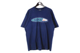 Vintage Nike T-Shirt XLarge big logo 90s basic sport cotton tee