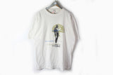 Vintage Adidas Donovan Bailey 1995 T-Shirt XLarge running cotton tee white