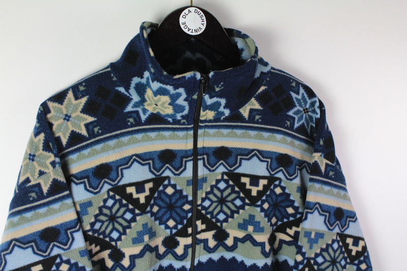 Vintage Fleece Half Zip Medium