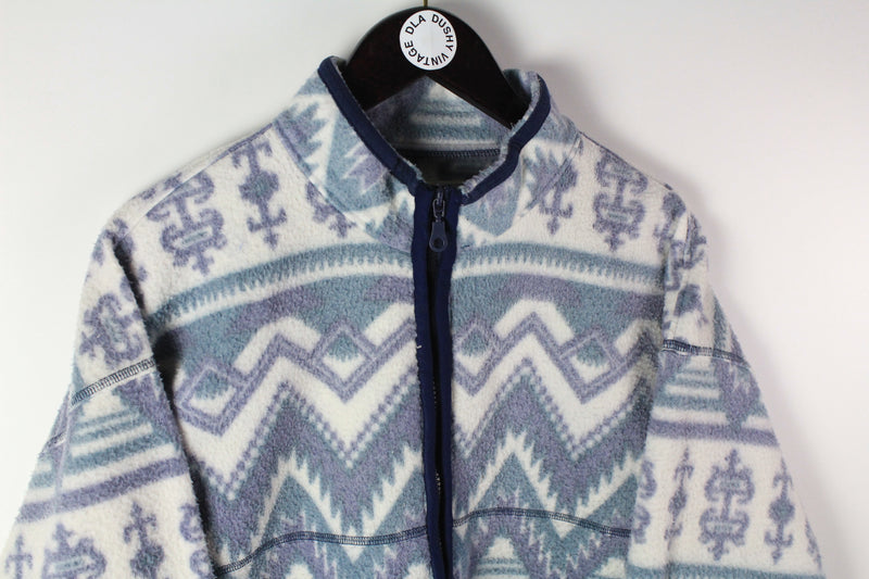 Vintage Fleece Full Zip Large