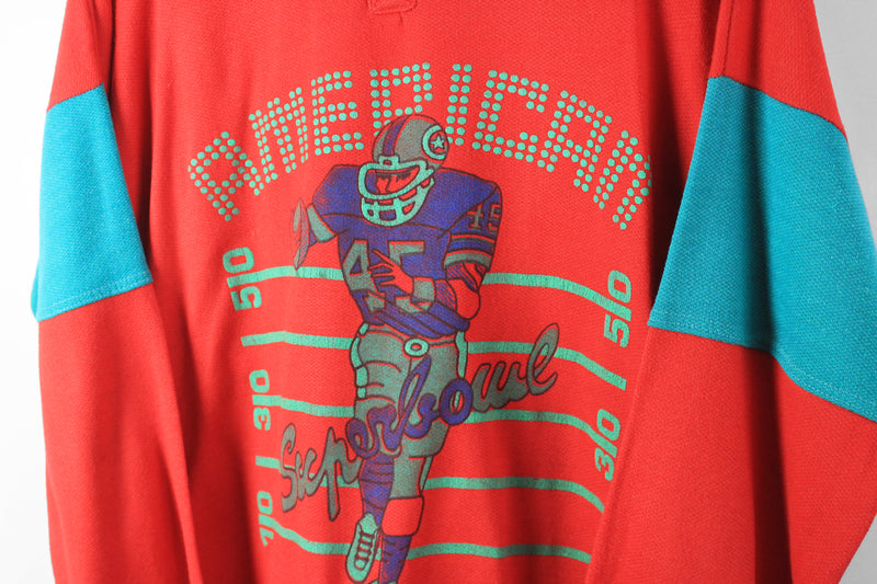 Vintage American Superbowl Sweatshirt XLarge