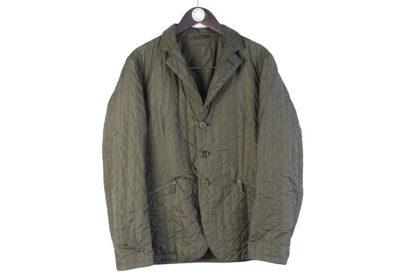 Aspesi Jacket Medium olive green blazer button lining autumn authentic streetwear classic jacket