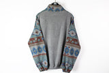 Vintage Fleece Half Zip Large