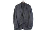 Helmut Lang Blazer Large blue two buttons jacket classic sartorial streetwear classic jacket 