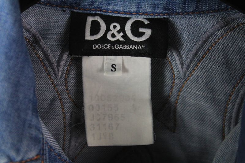 Vintage Dolce & Gabbana Denim Shirt Women's Small / Medium