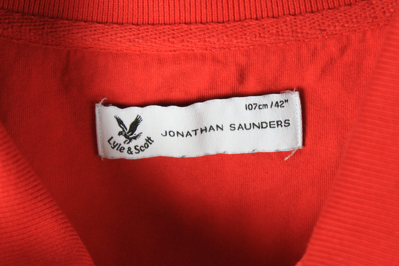Lyle & Scott Jonathan Saunders Polo T-Shirt Medium / Large