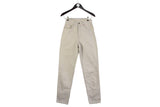Vintage Levi's 881 Jeans W 28 L 32 beige pants 90s USA style