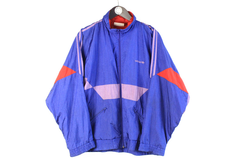 Vintage Adidas Tracksuit Medium purple 90s retro sport style windbreaker jacket and track pants