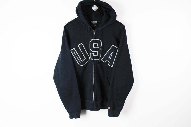 Polo Jeans Company Ralph Lauren retailer Full Zip USA Hoodie