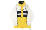 Vintage Helly Hansen Jacket Large size men's raincoat bright retro 90's style coat windbreaker multicolor street style rare outdoor clothing 