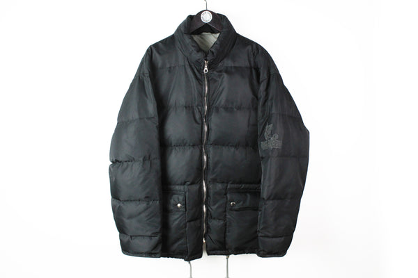 Iceberg Tom and Jerry Down Jacket XLarge / XXLarge black puffer authentic winter jacket