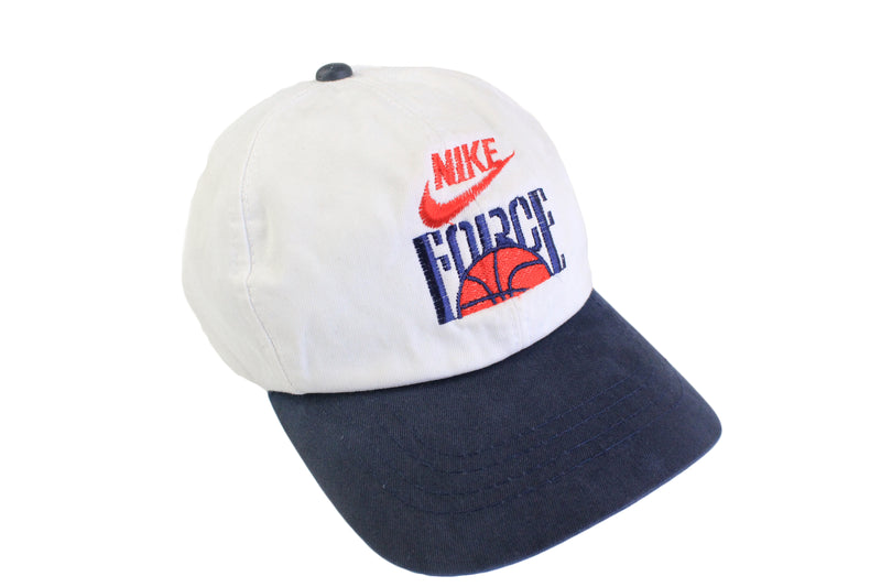 Vintage Nike Air Force Bootleg Cap white big logo 90's retro style hat