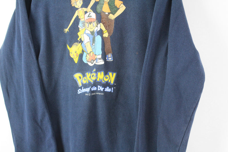 Vintage Pokemon 2000 Nintendo Sweatshirt Medium