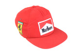 Vintage Marlboro Ferrari Cap red big logo 5 panel retro style Formula 1 F1 hat