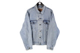 Vintage Levi's Denim Jacket XLarge blue 90s jean jacket retro style USA wear