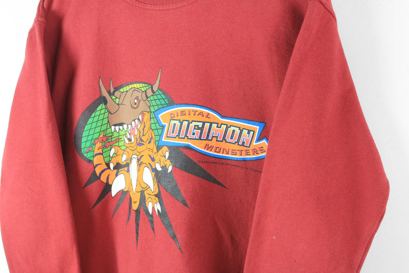 Vintage Digimon 2000 Sweatshirt Small