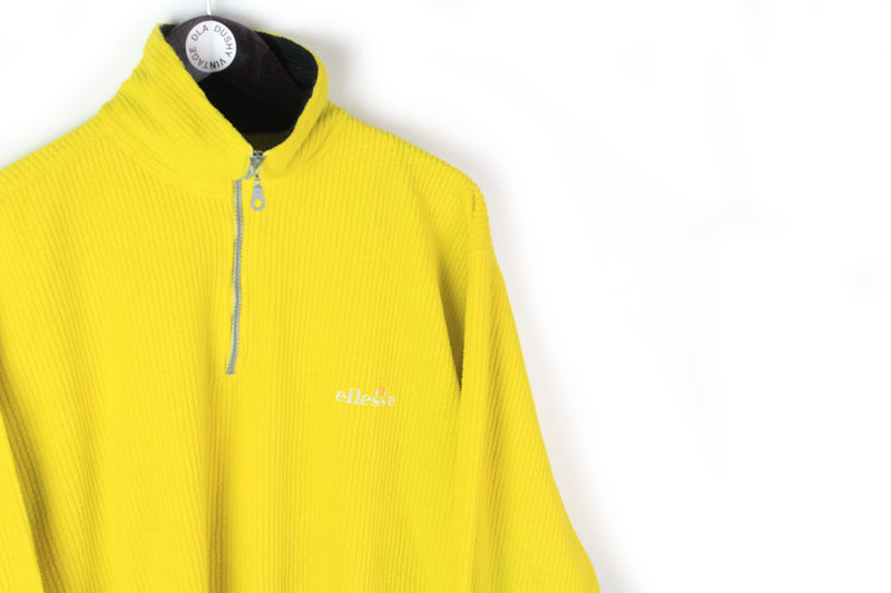 Vintage Ellesse Fleece 1/4 Zip Large