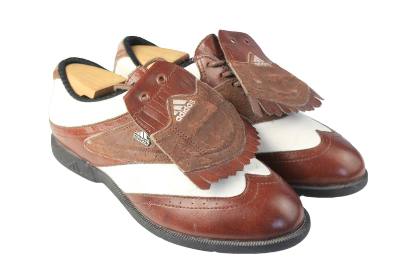 Vintage Adidas Roy Air Sansole Golf Shoes Women's US 6.5 brown classic boots 90s sport sneakers rare Golfer trainers brogues 
